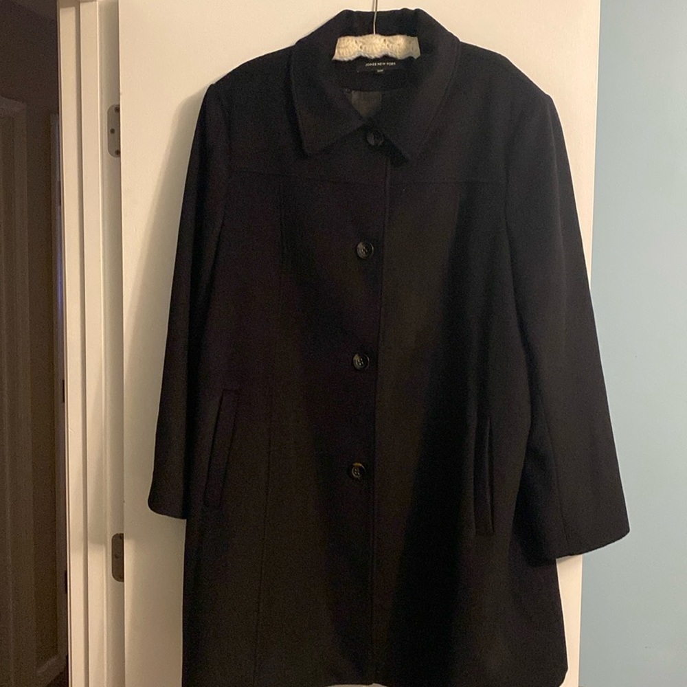 Jones New York black coat size 22W